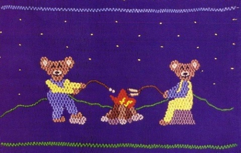 Campfire Bears, by Rhonda Shumaker (Sew Beautiful, Fall 1991)